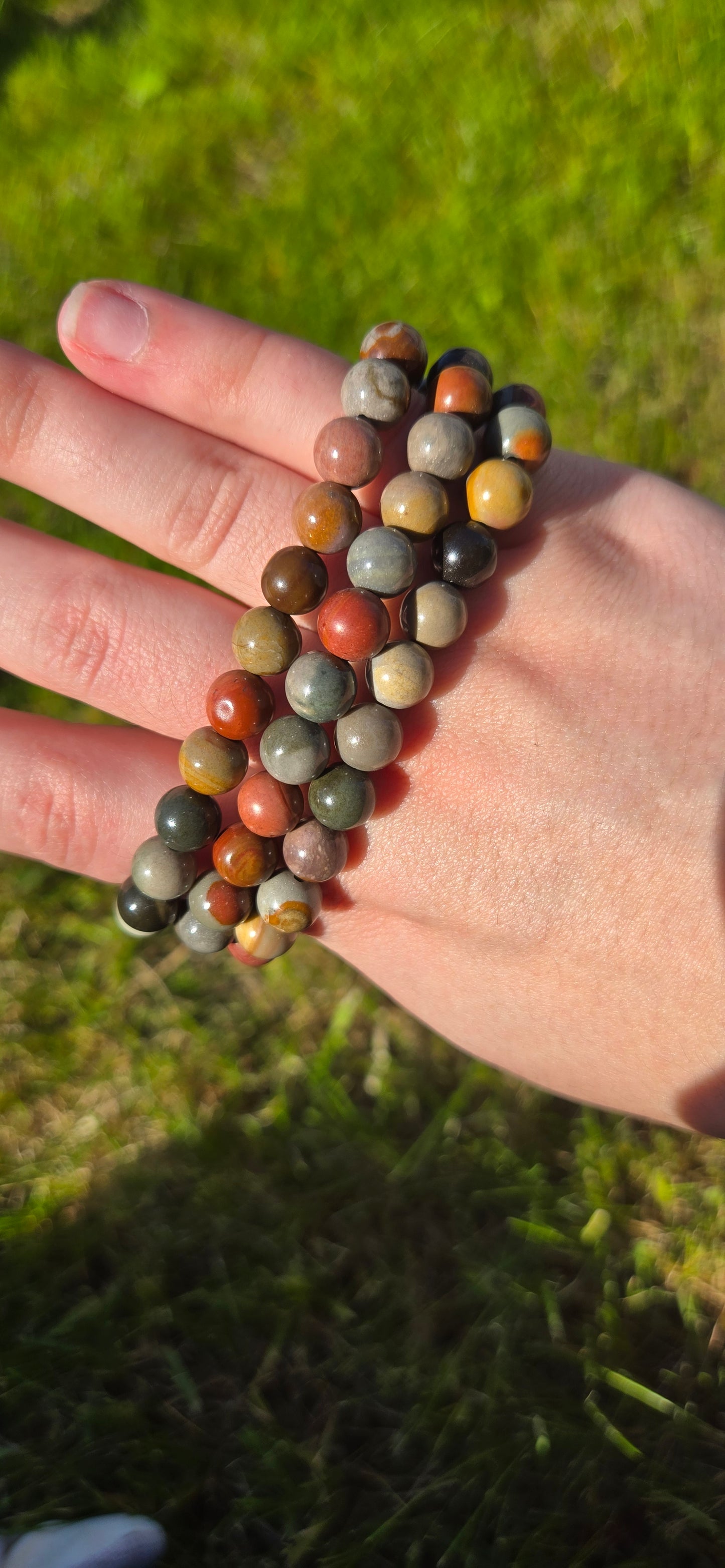 Money Agate bracelet