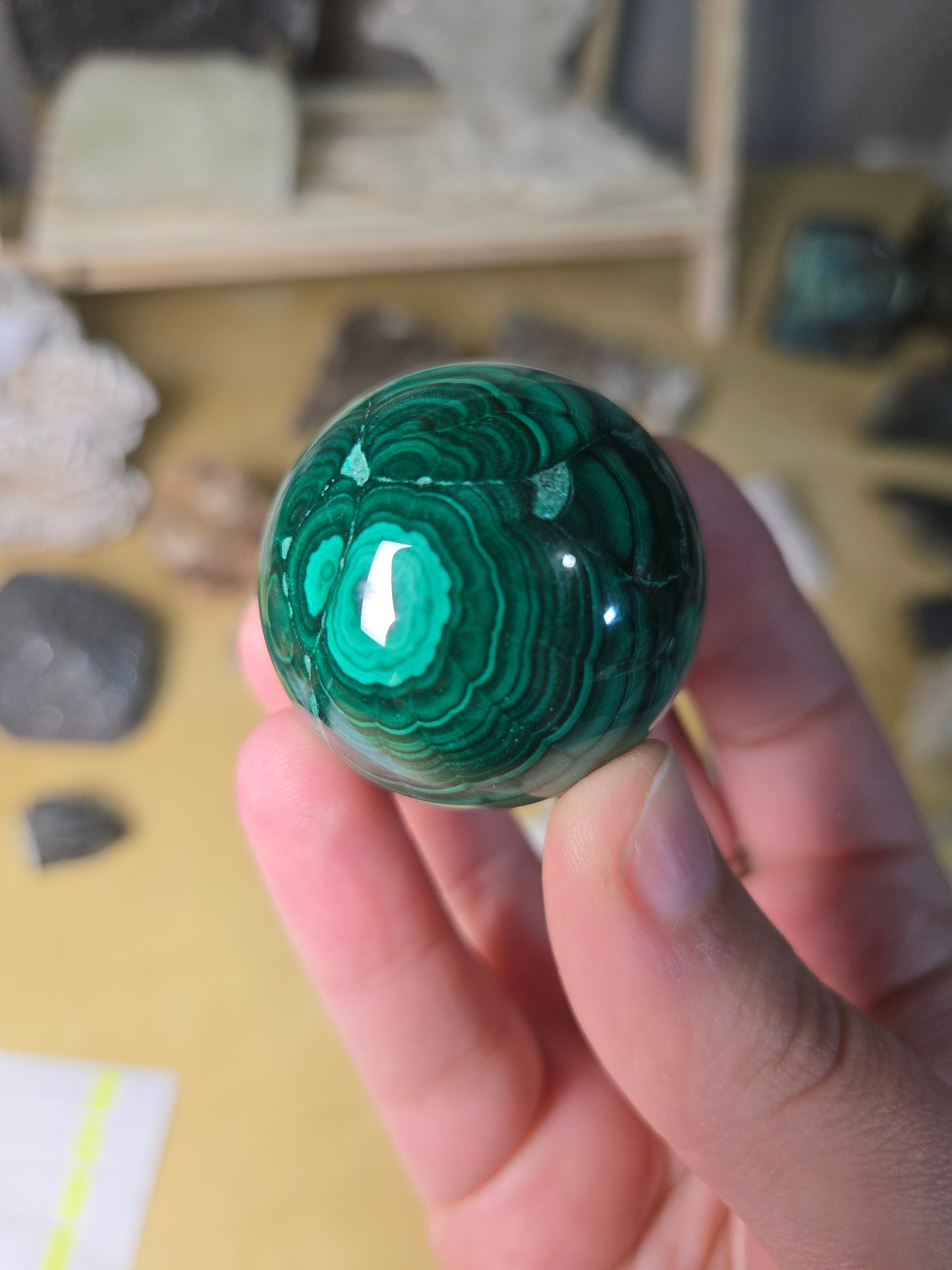 Malachite sphere