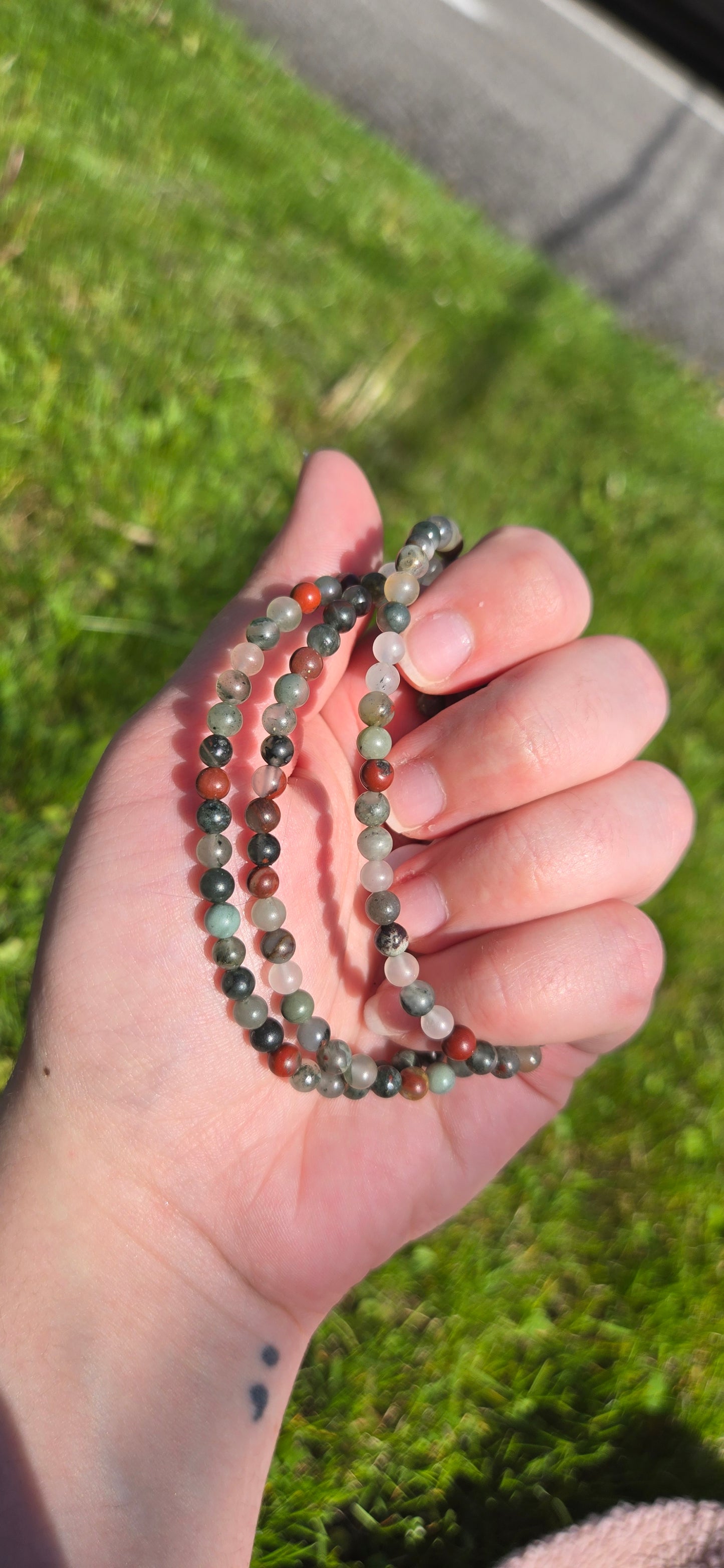 African Bloodstone bracelet