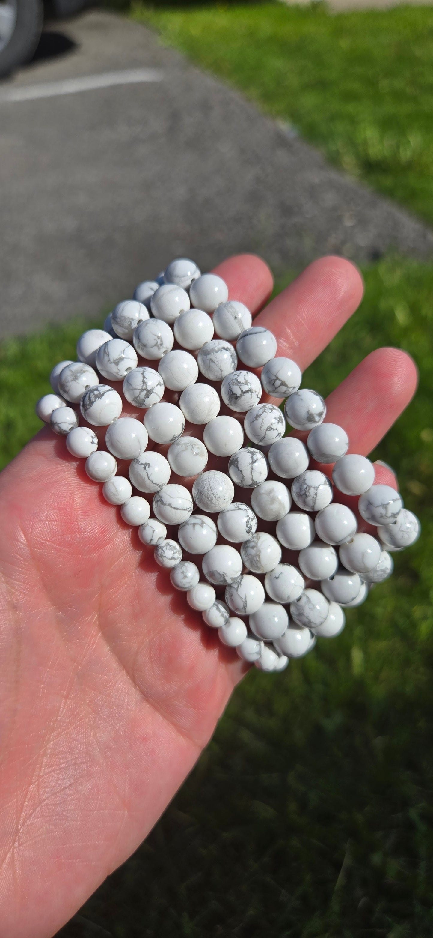Howlite bracelet