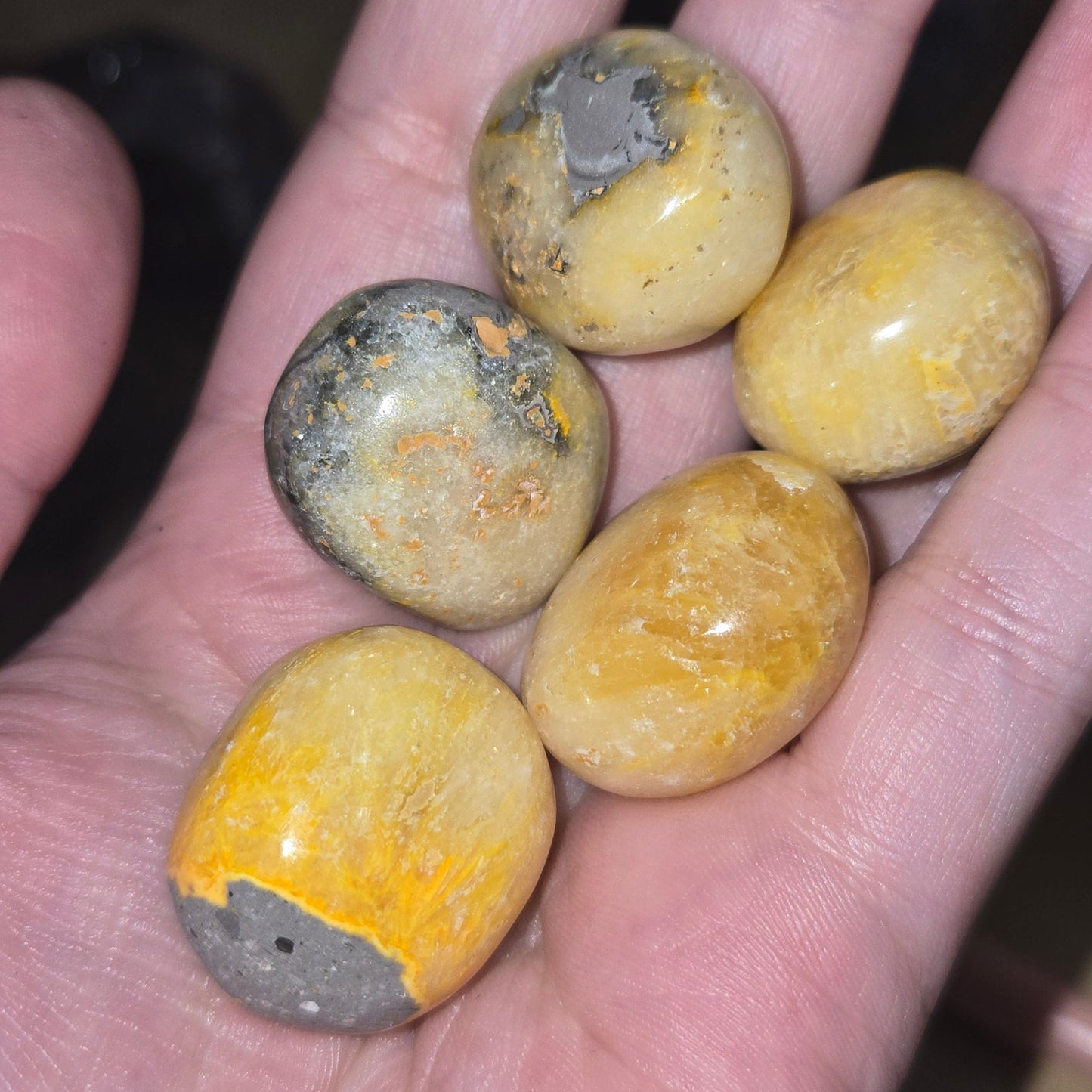 Bumblebee Jasper tumbles