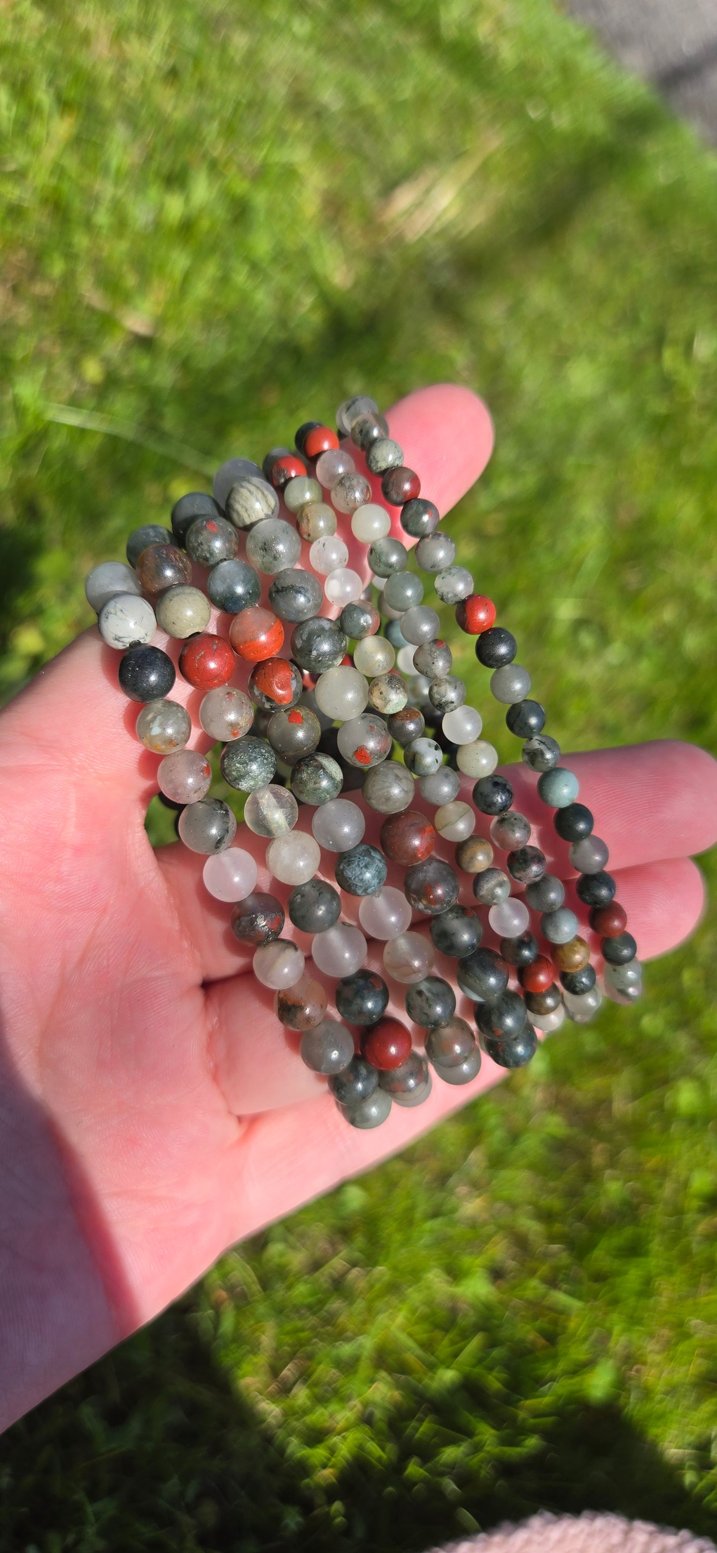 African Bloodstone bracelet