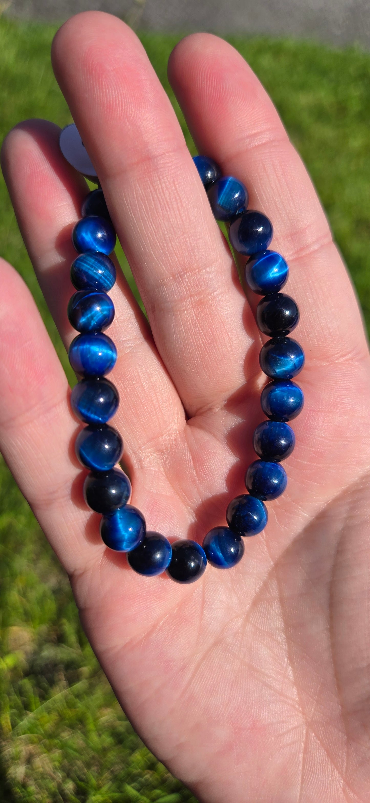 Dyed Blue Tiger's Eye bracelet
