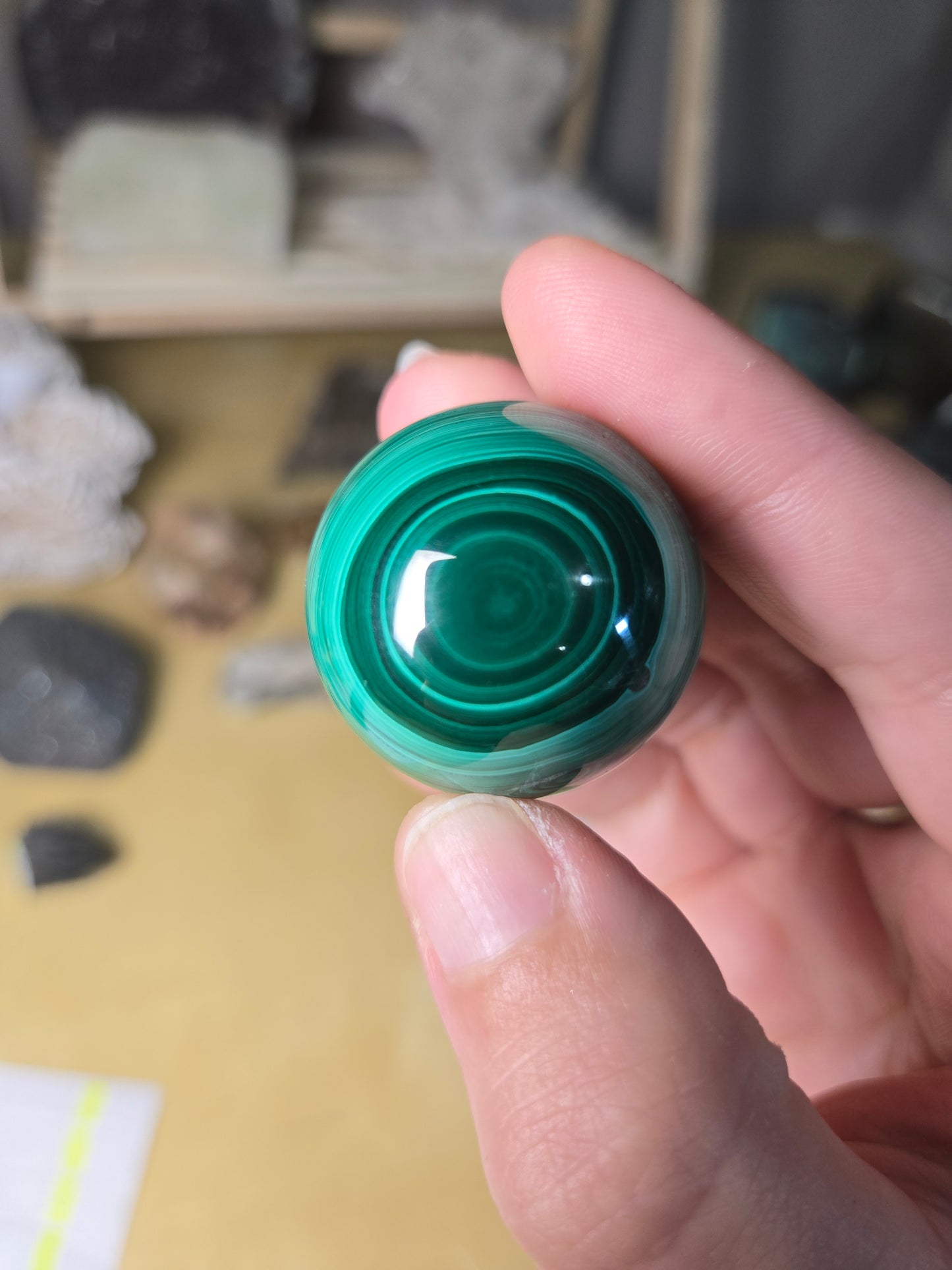 Malachite sphere