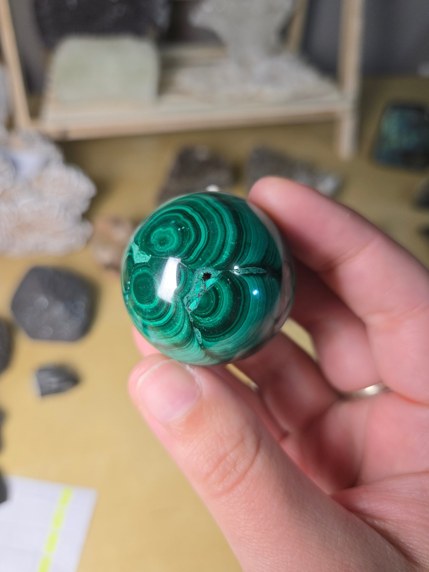 Malachite sphere