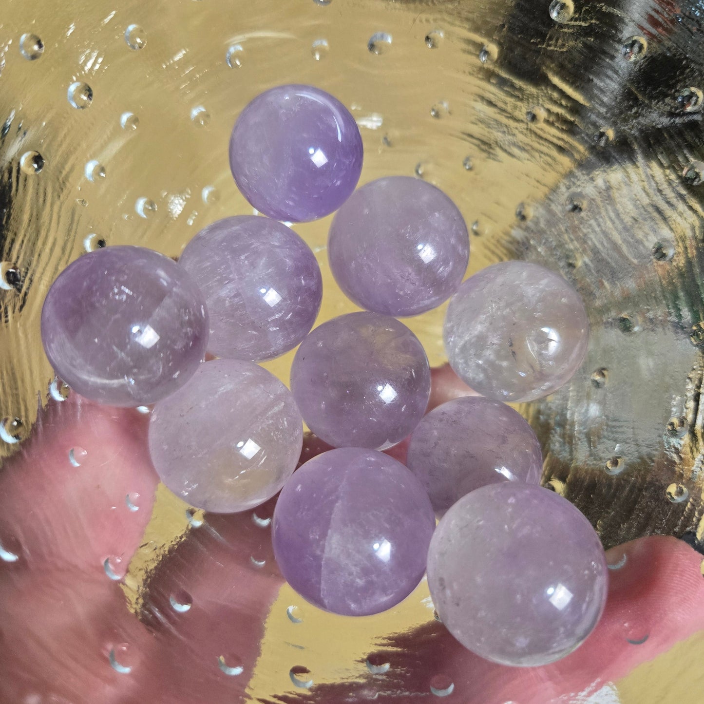 Amethyst mini sphere