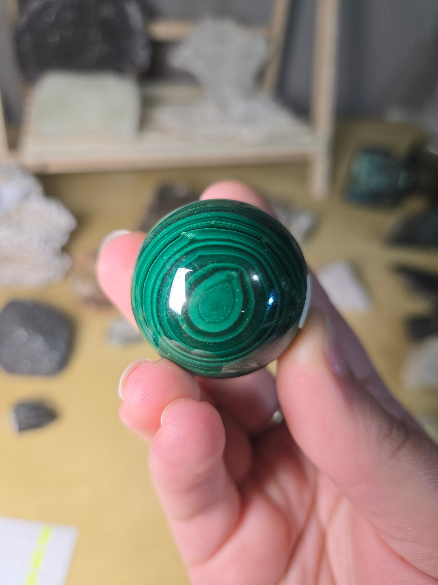 Malachite sphere
