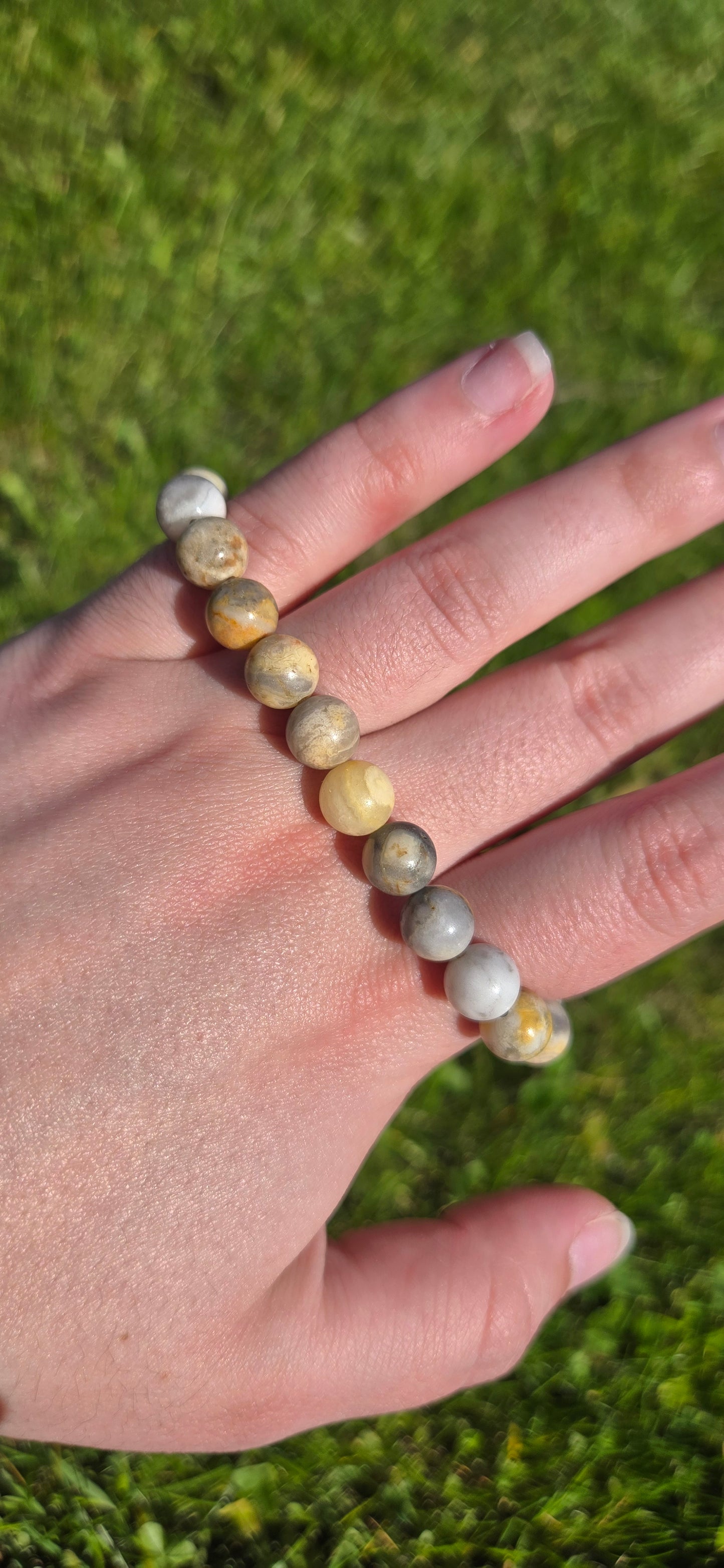 Crazy Lace Agate bracelet