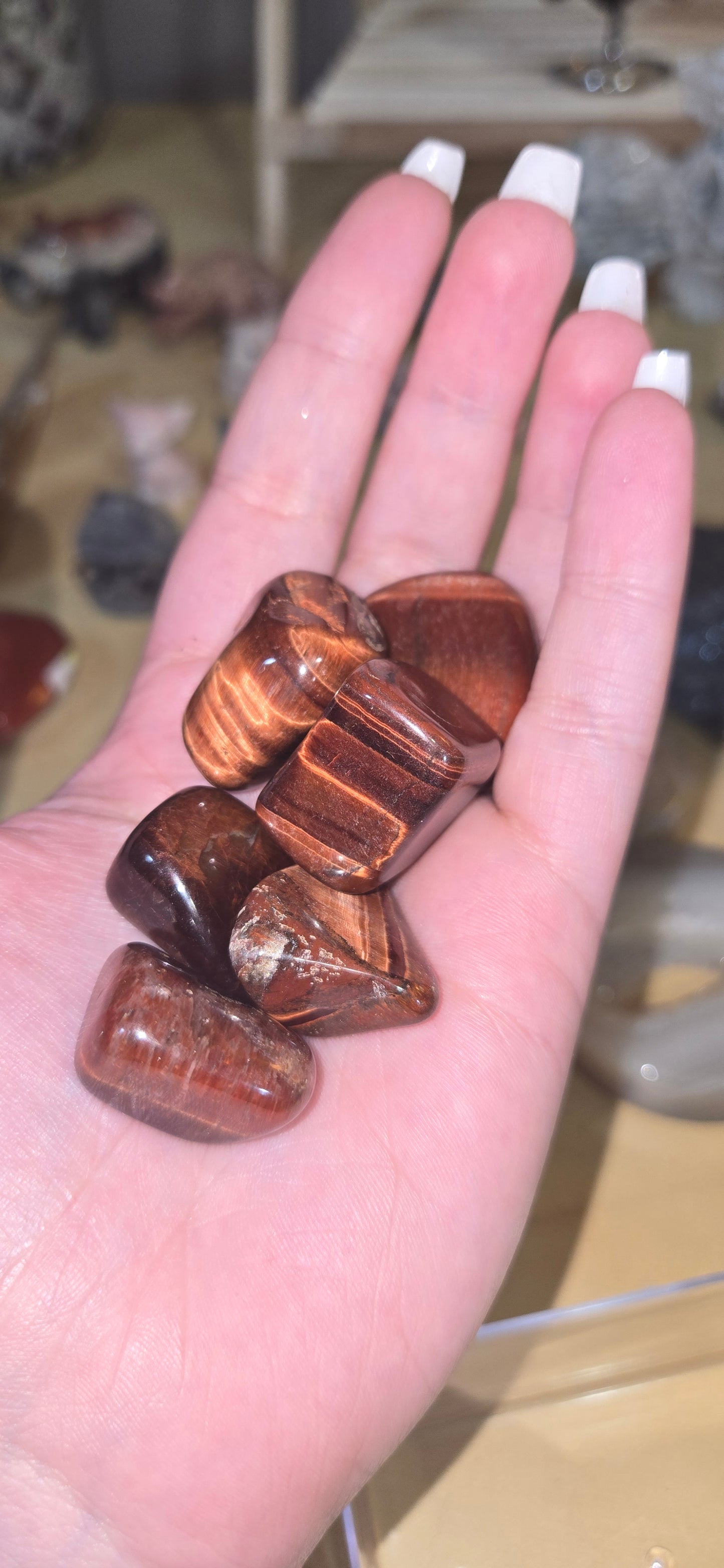 Red Tiger's Eye tumble