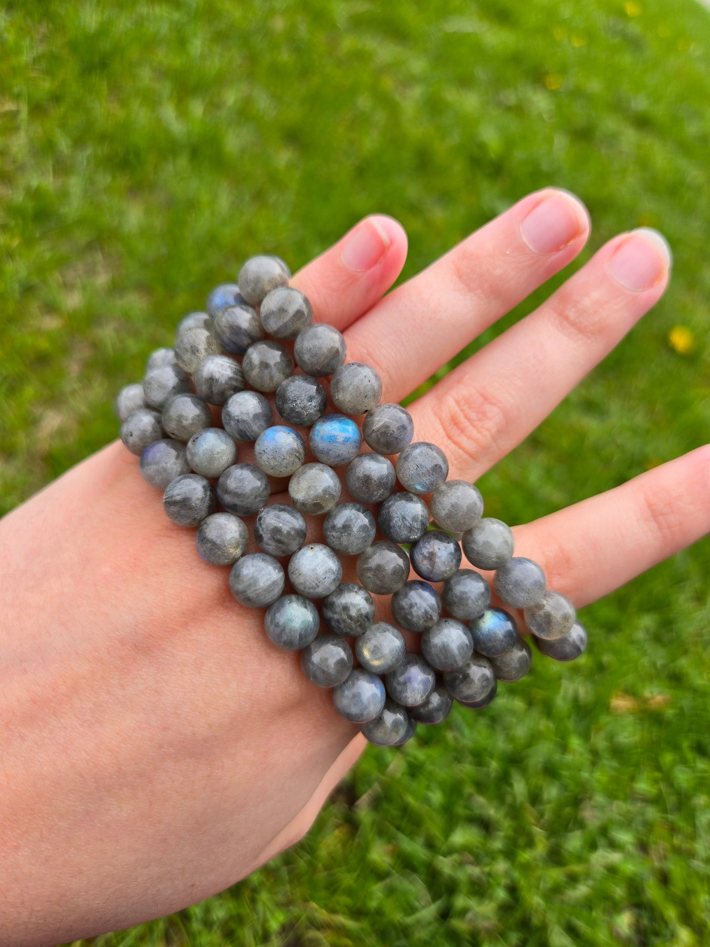 Labradorite bracelet 8 mm AA grade