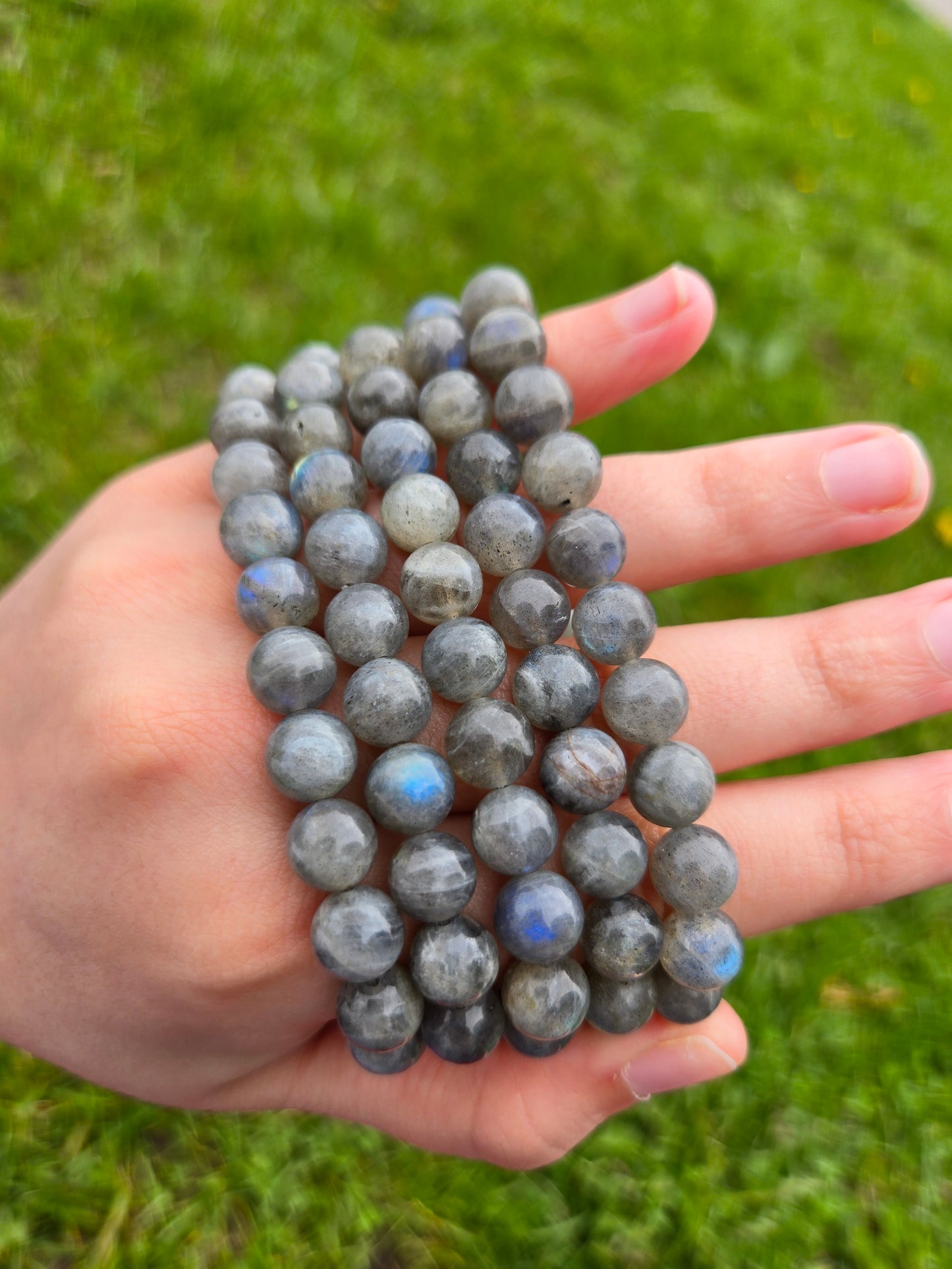 Labradorite bracelet 8 mm AA grade