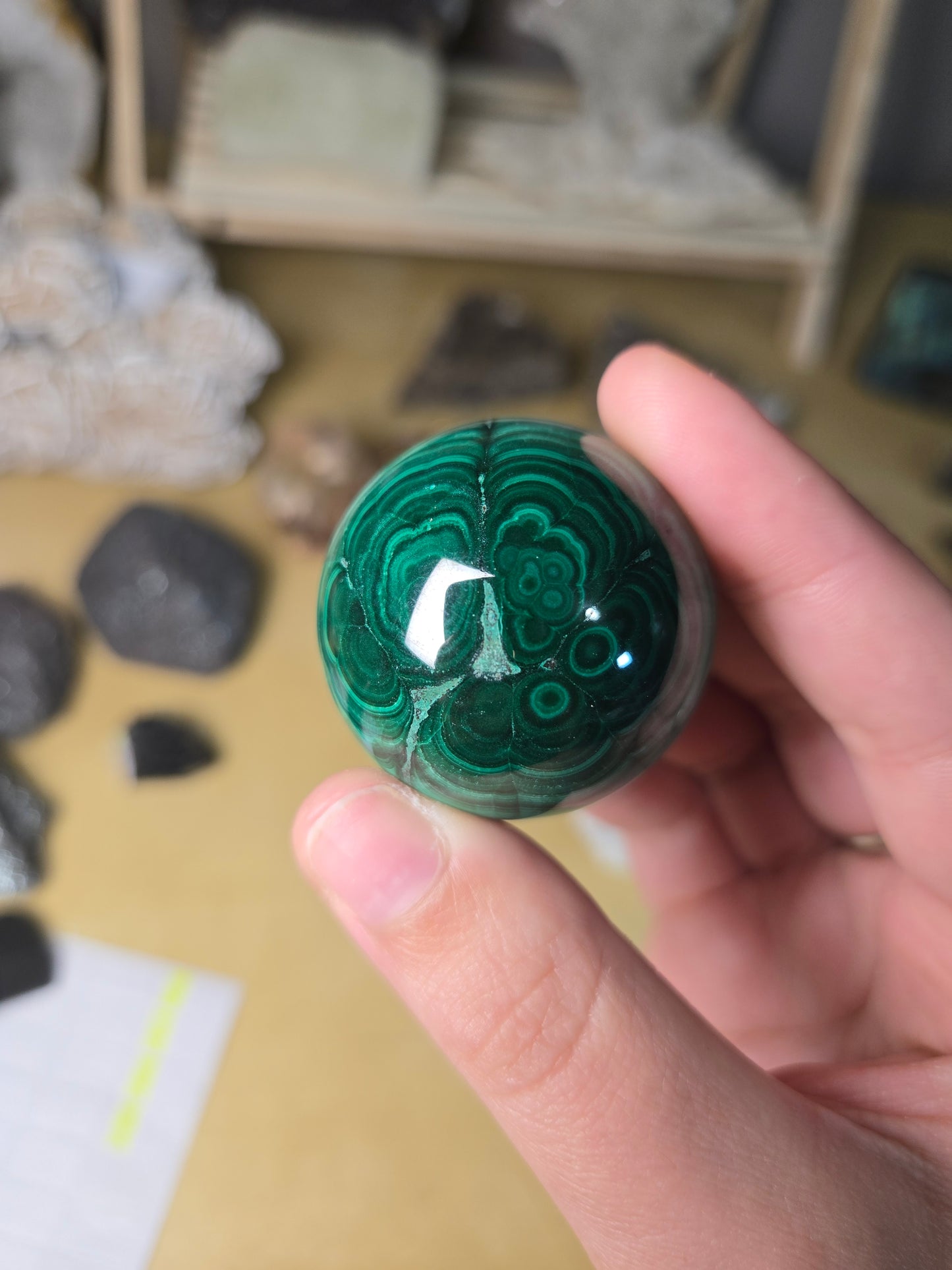 Malachite sphere