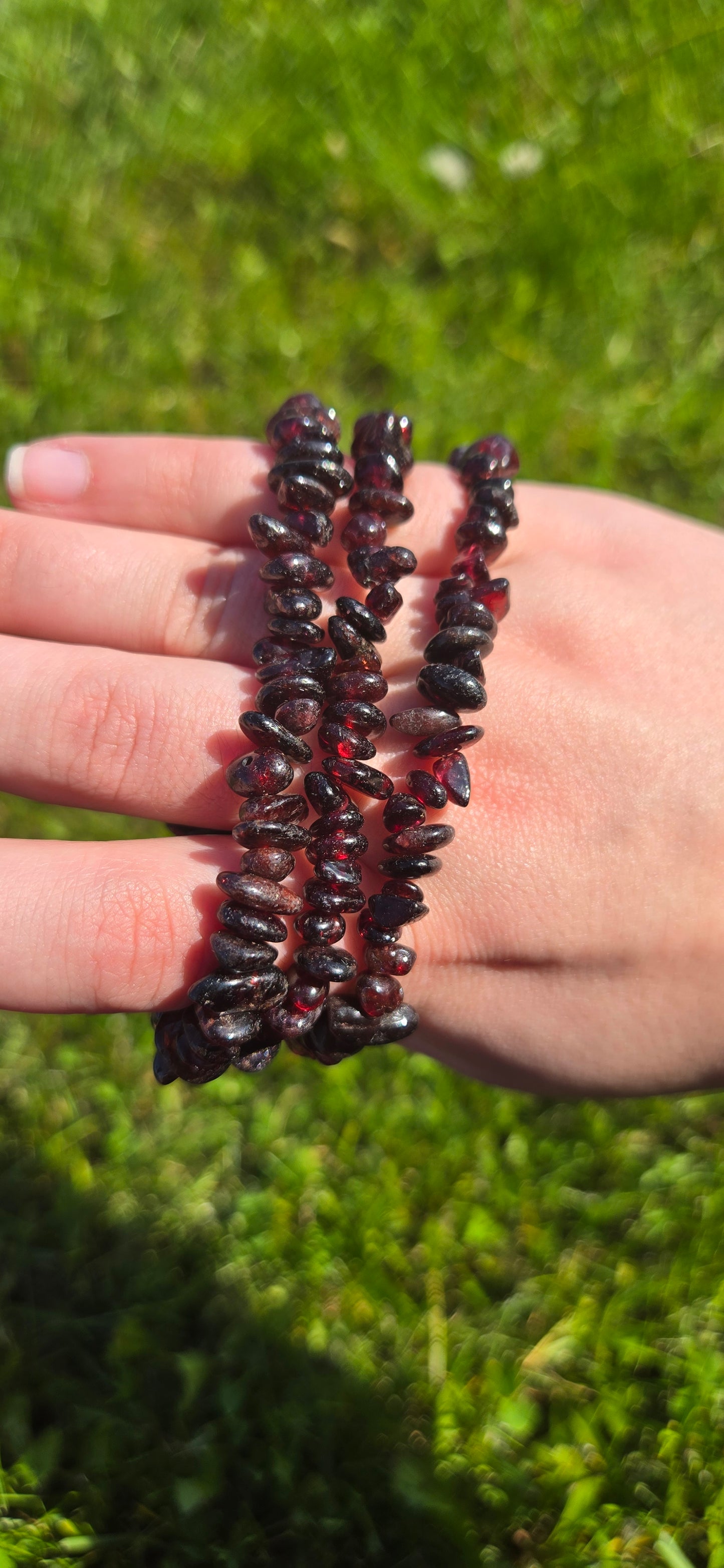 Garnet bracelet