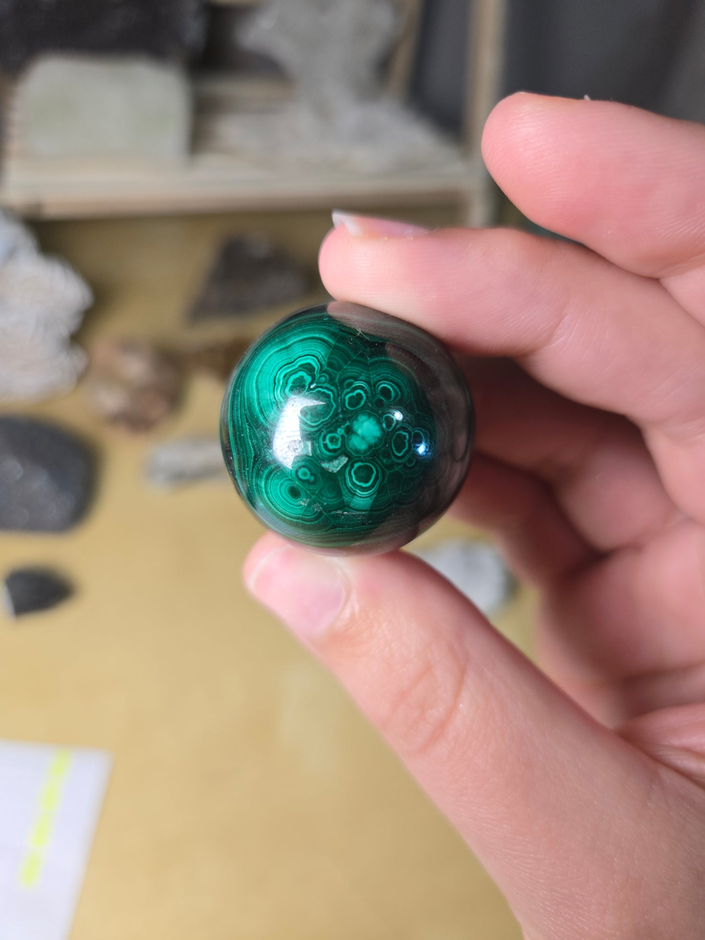 Malachite sphere