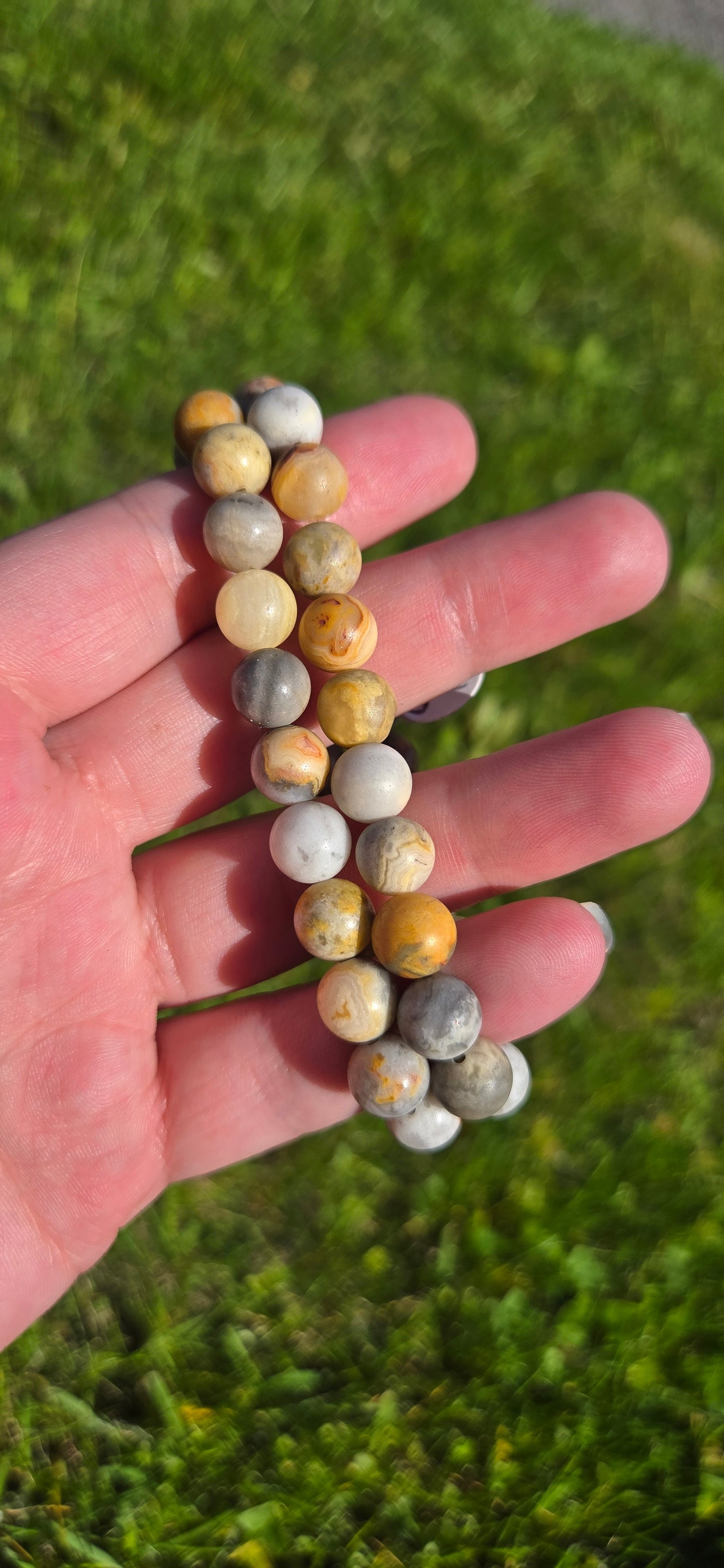 Crazy Lace Agate bracelet
