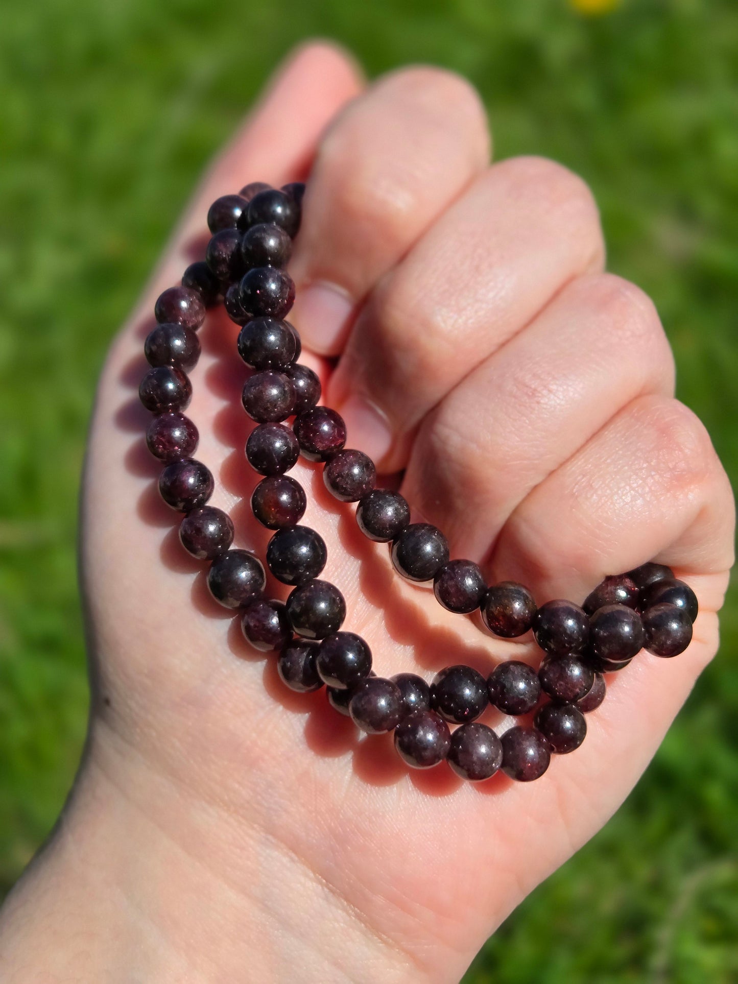 Garnet bracelet