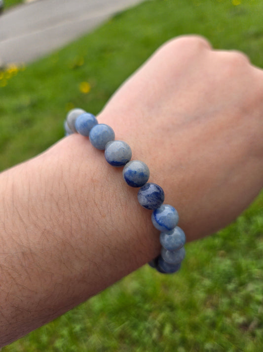 Blue Adventurine bracelet 8 mm