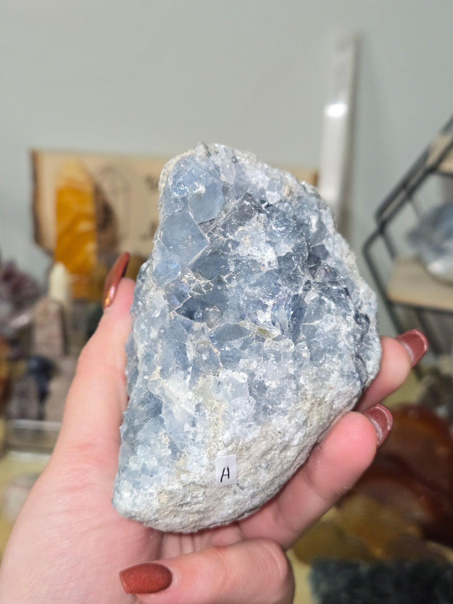 Celestite specimen