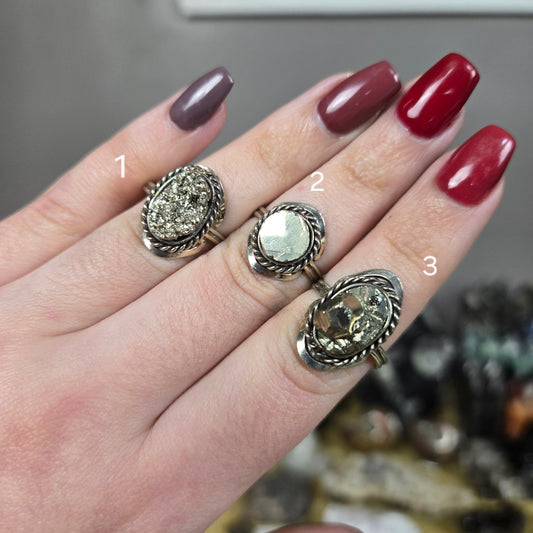 Pyrite ring