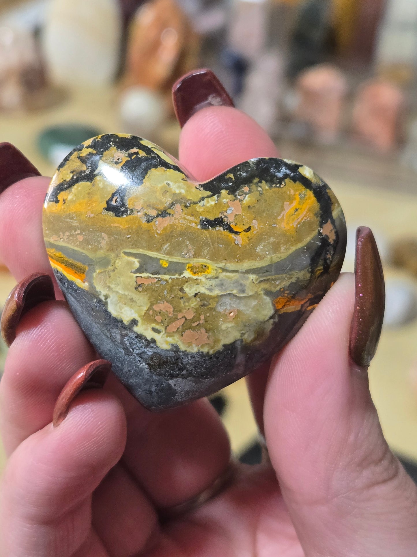 Bumblebee Jasper heart