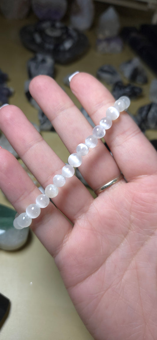 Satin Spar bracelet