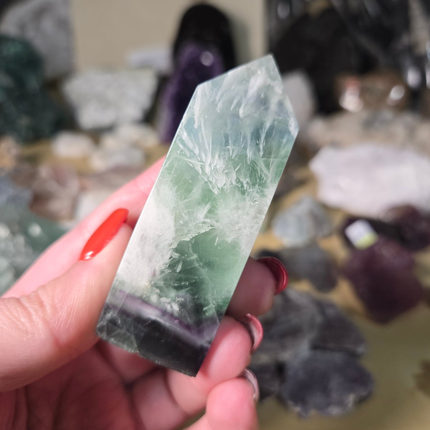 Feather Fluorite tower