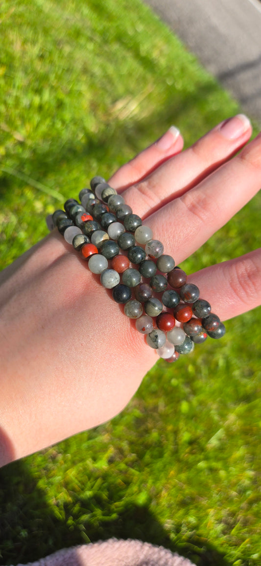 African Bloodstone bracelet