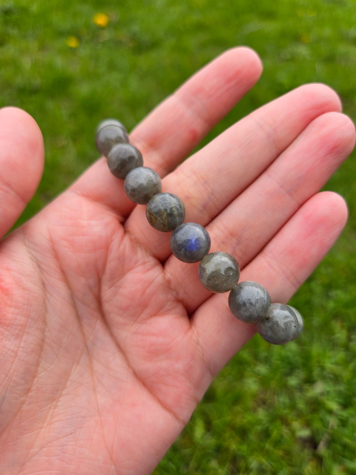 Labradorite bracelet 10 mm AA grade