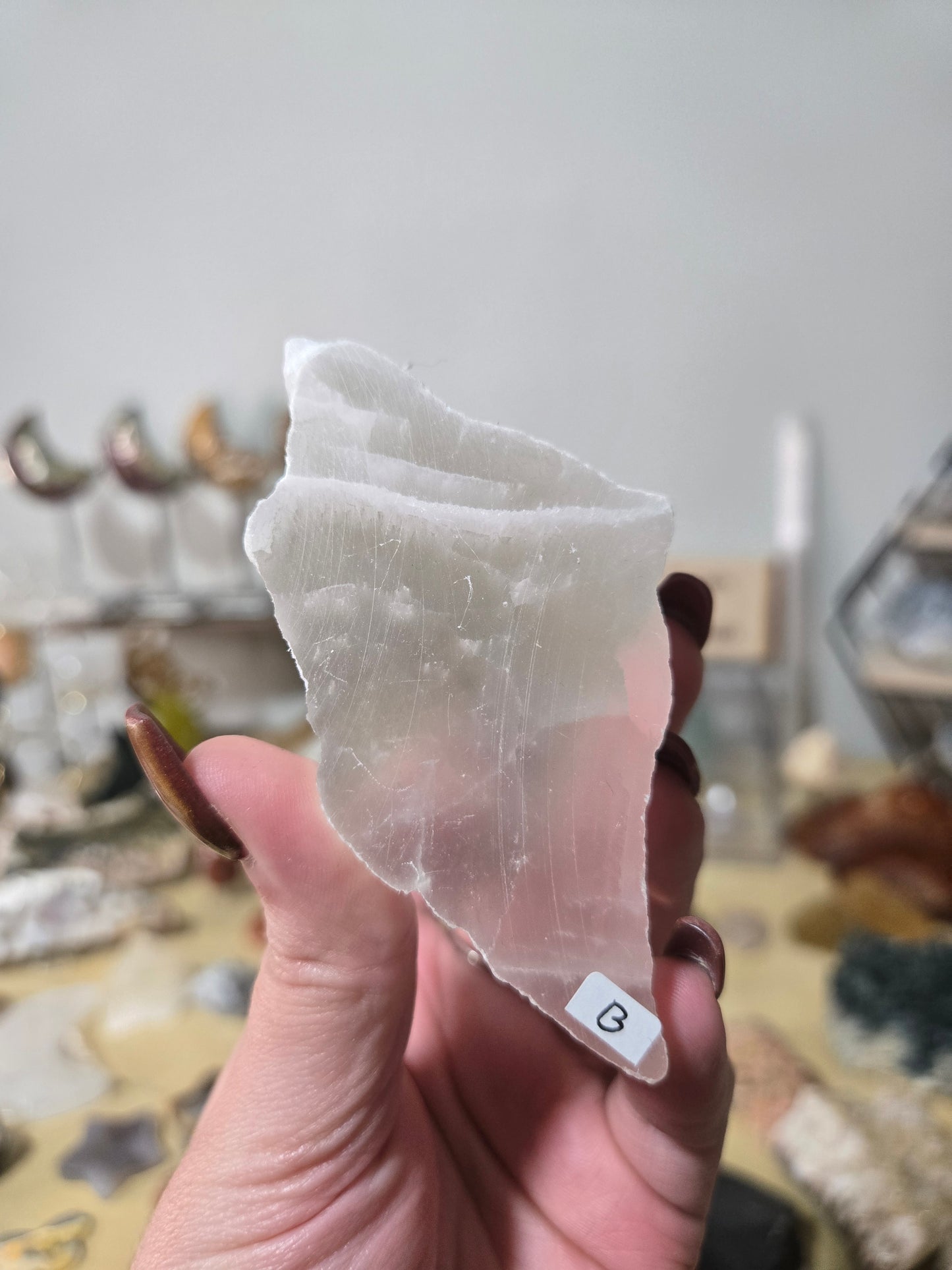 Ice Selenite slab