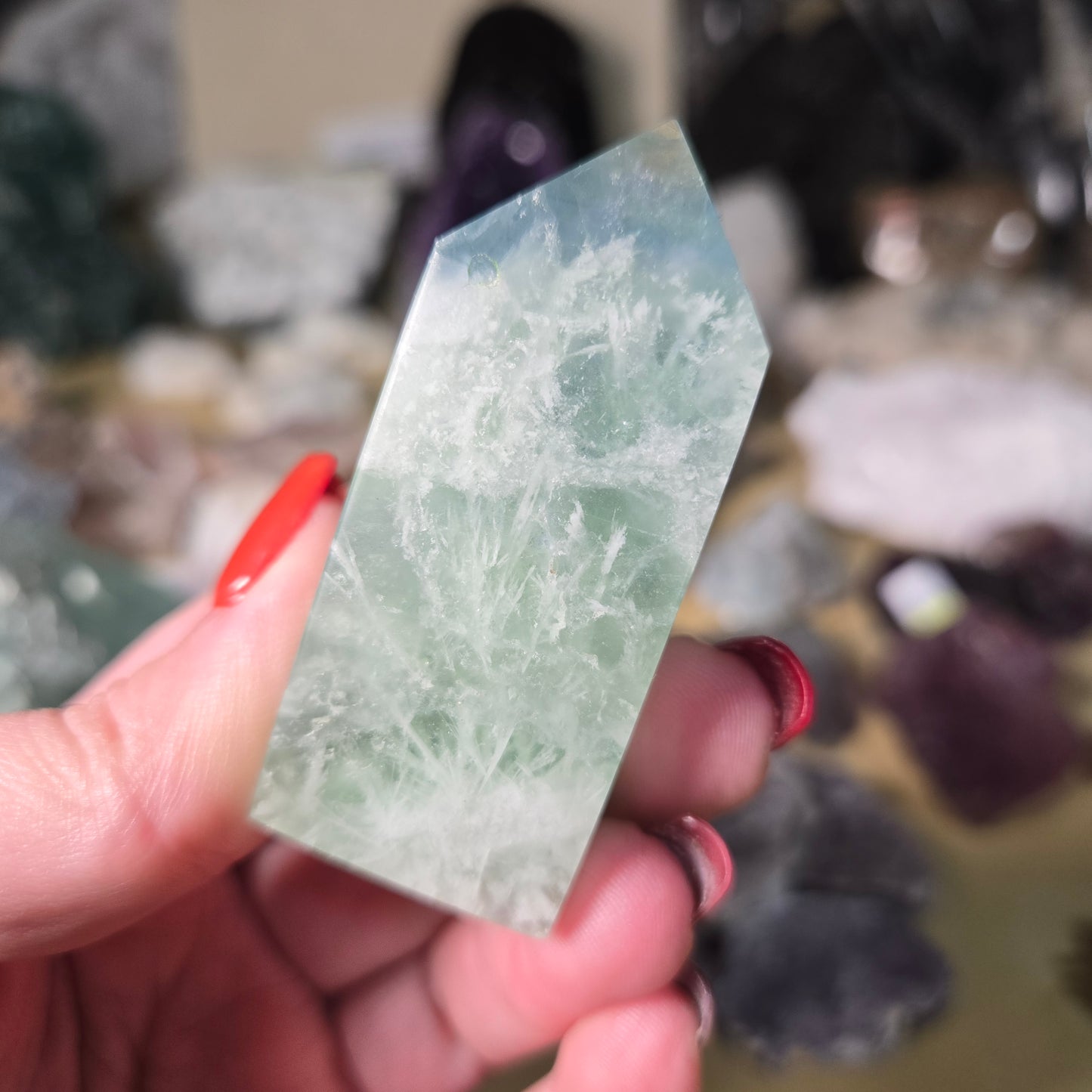 Feather Fluorite tower