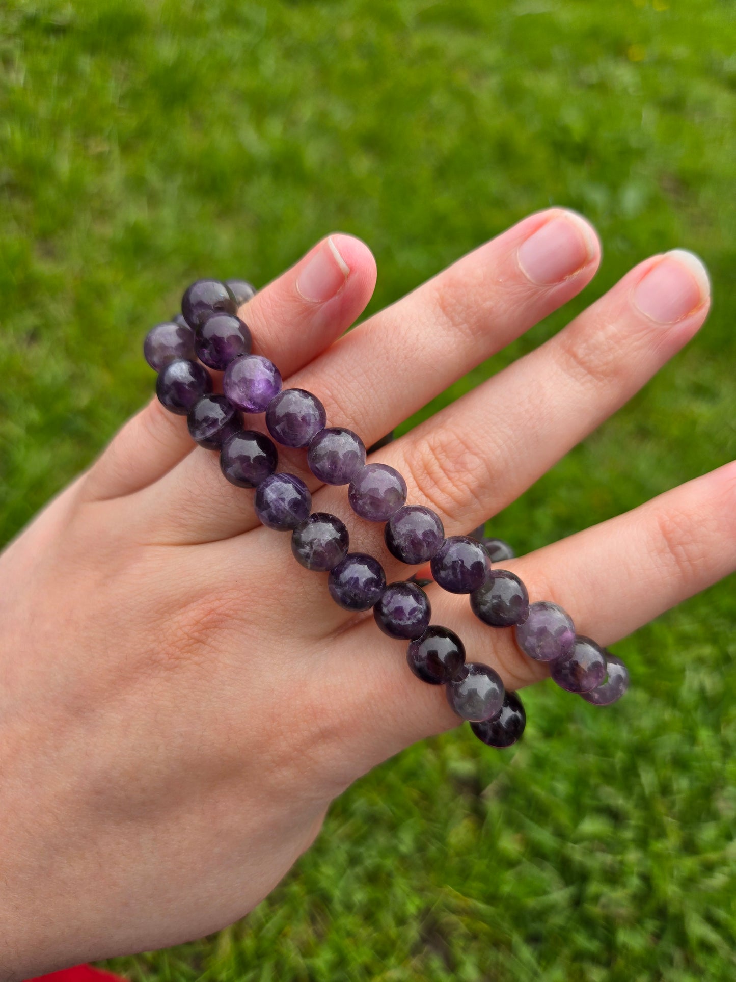 Amethyst bracelet 8 mm