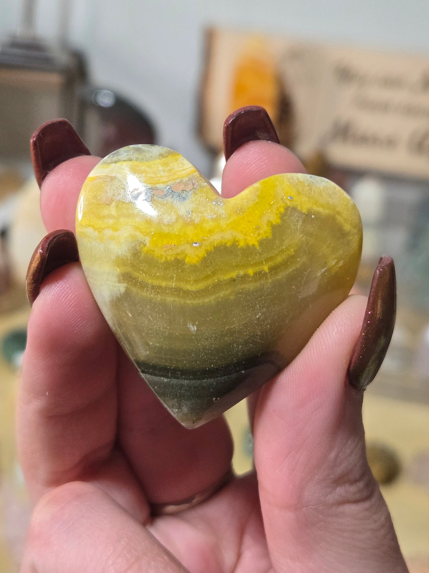 Bumblebee Jasper heart