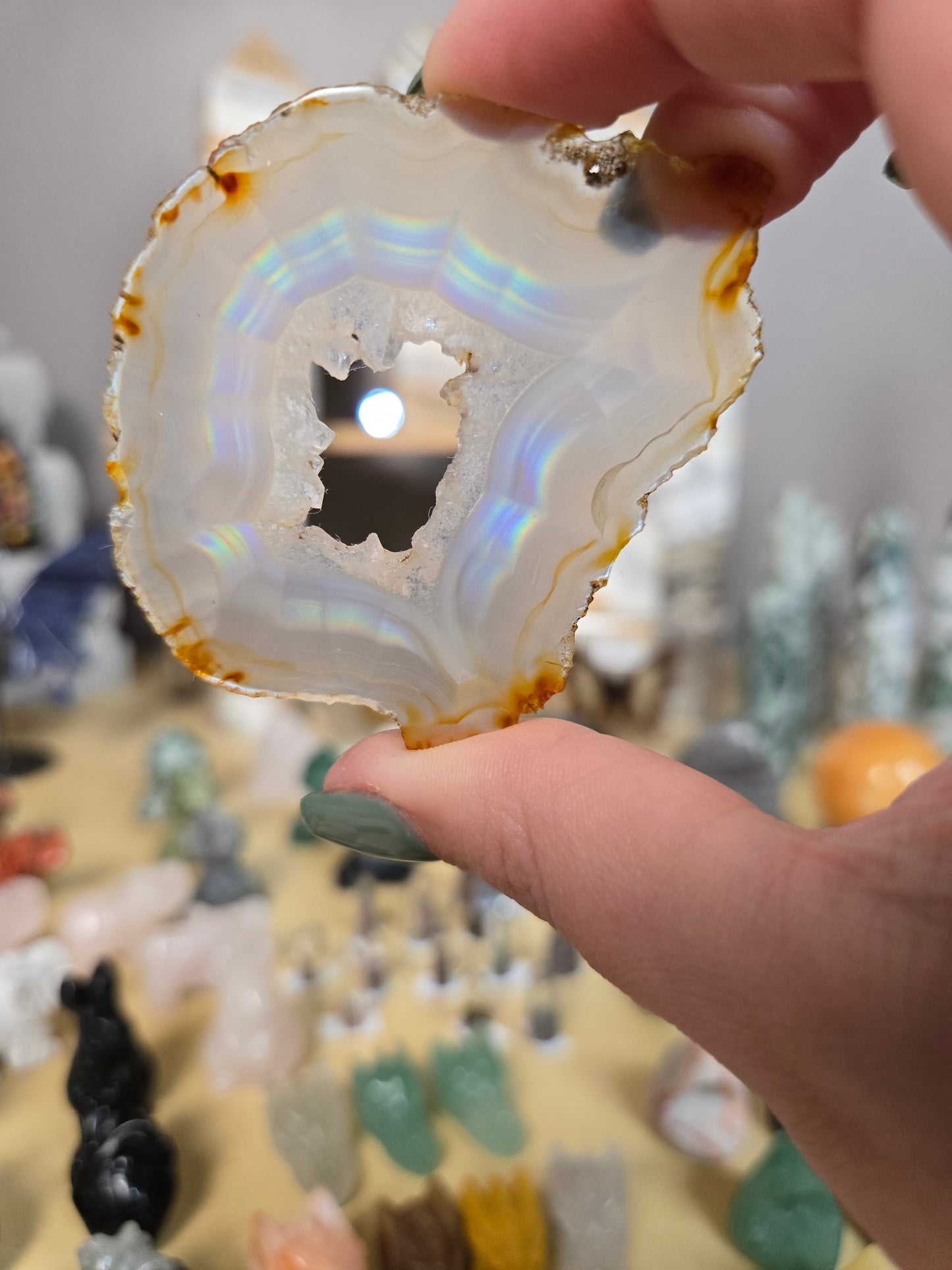 Iris Agate slices