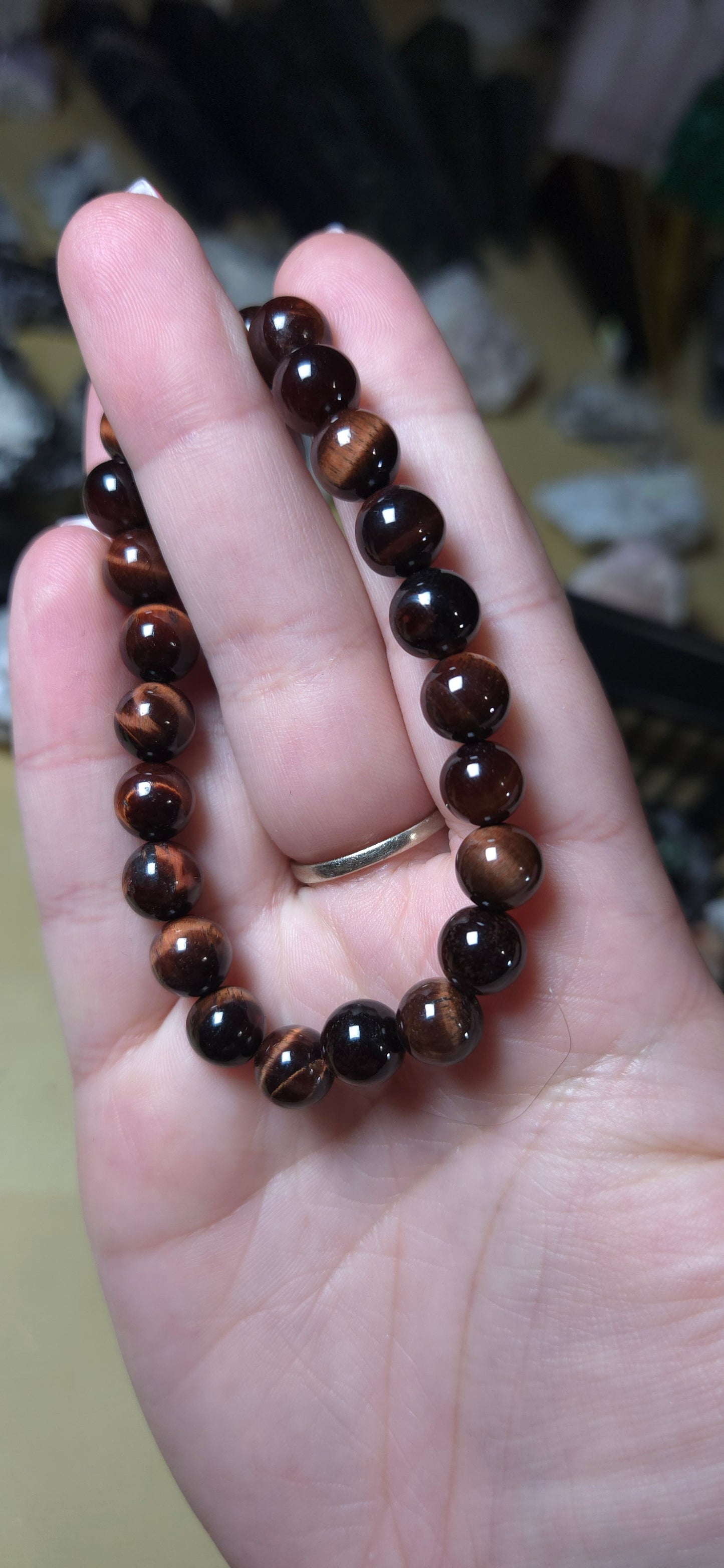 Red Tigers Eye bracelet