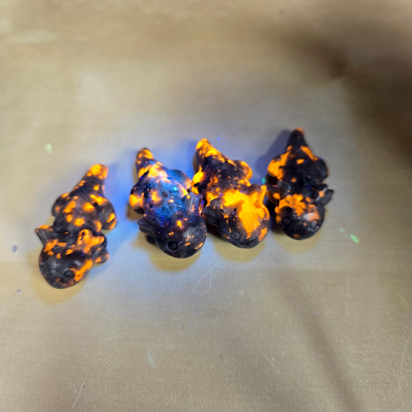 Yooperlite Axolotl carving