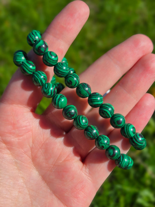 Malachite Synthetic bracelet 8 mm