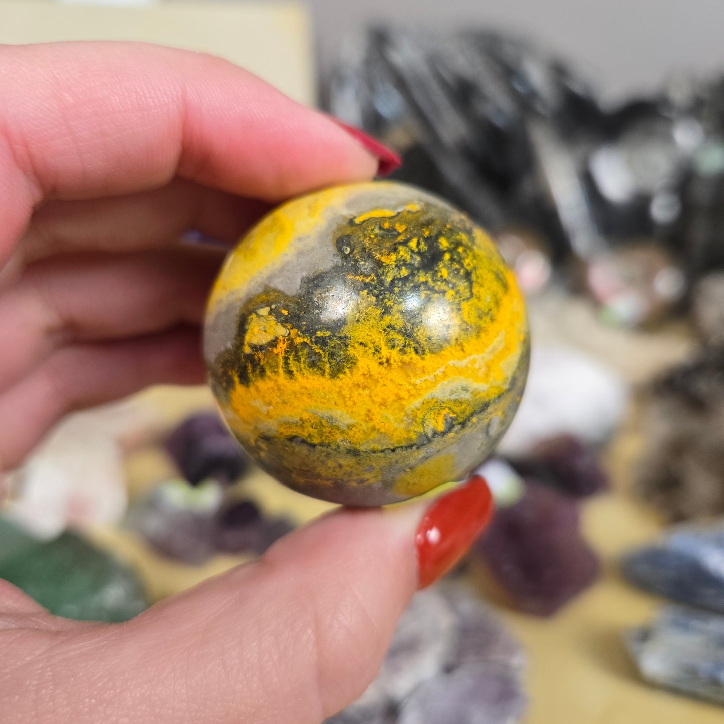 Bumblebee Jasper sphere