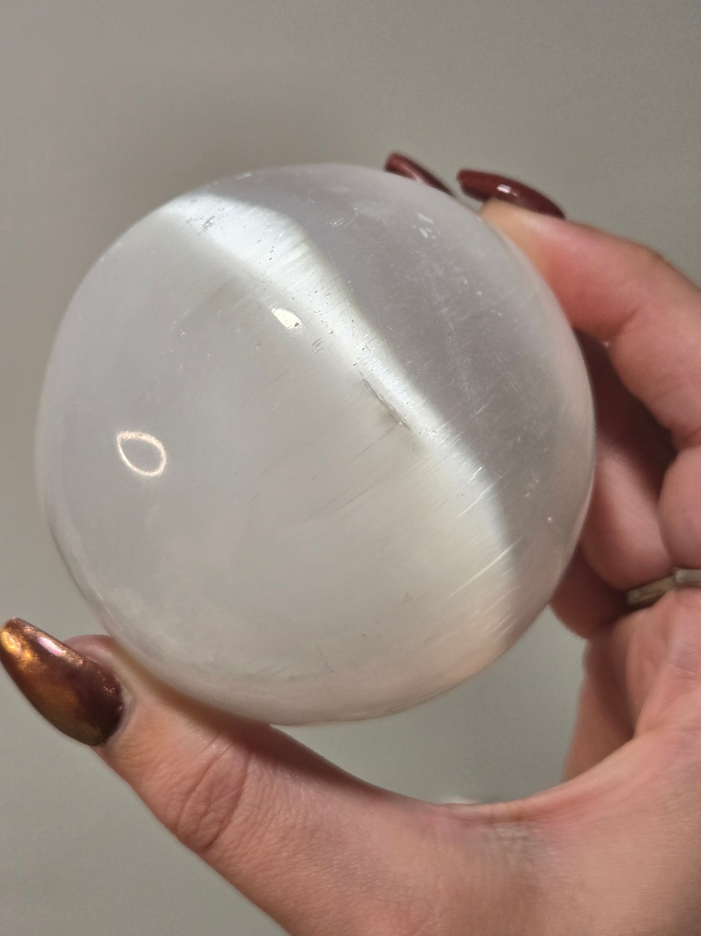 Selenite sphere large