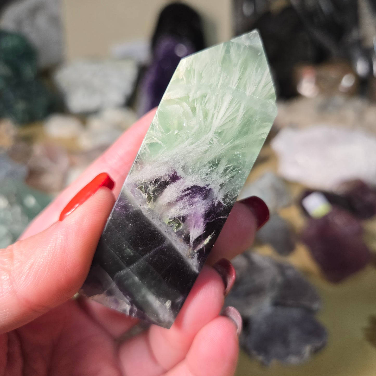 Feather Fluorite tower