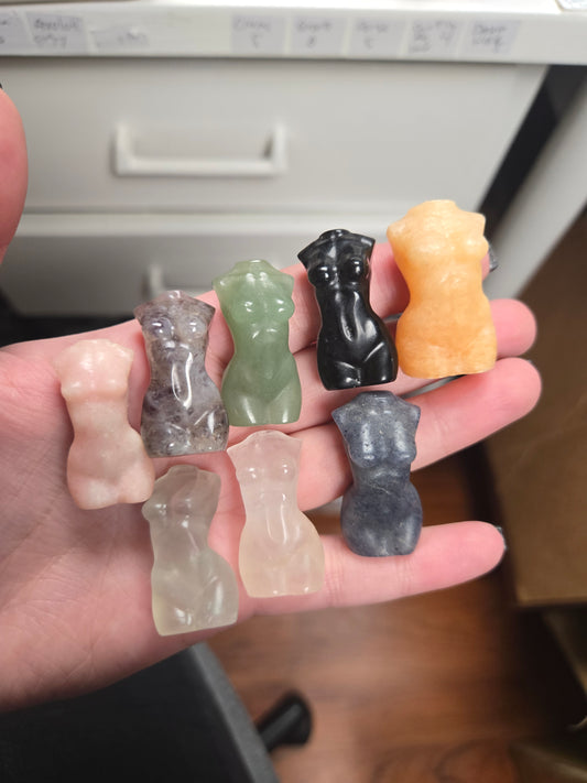 Goddess body carving