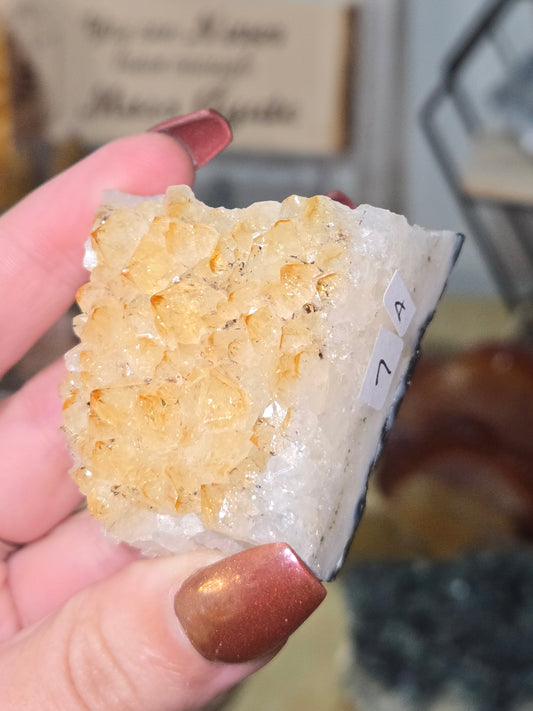 Heat treated Citrine raw specimen