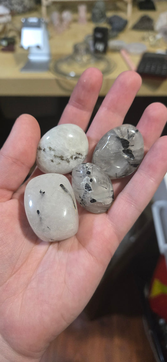 Tourmaline in Quartz big tumble