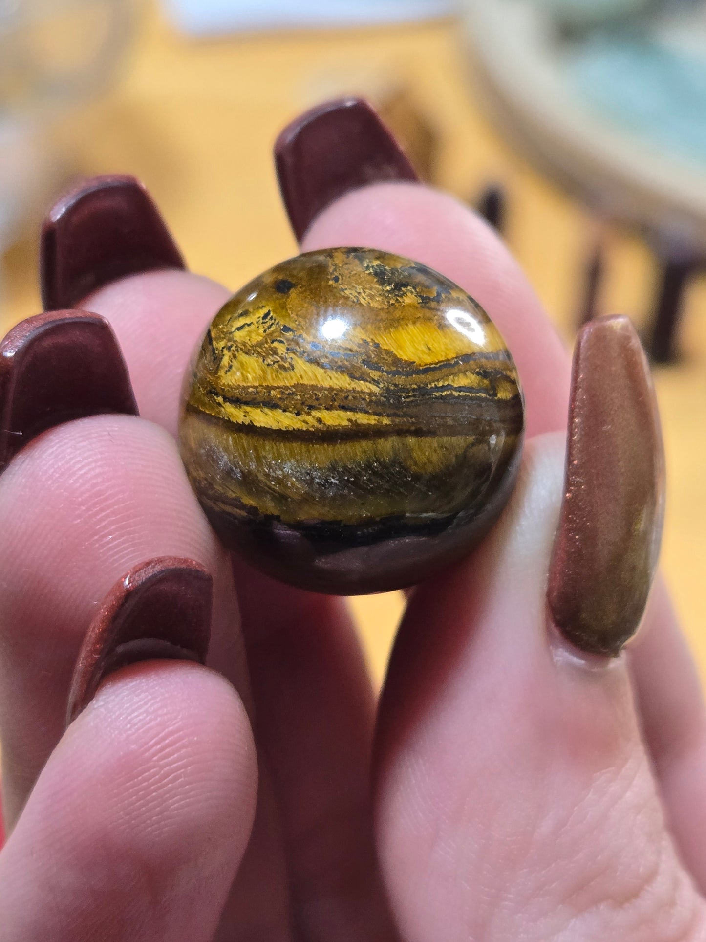 Tiger's Eye mini sphere