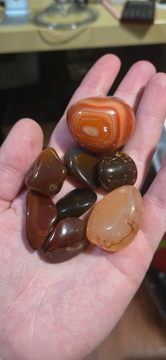 Carnelian tumble