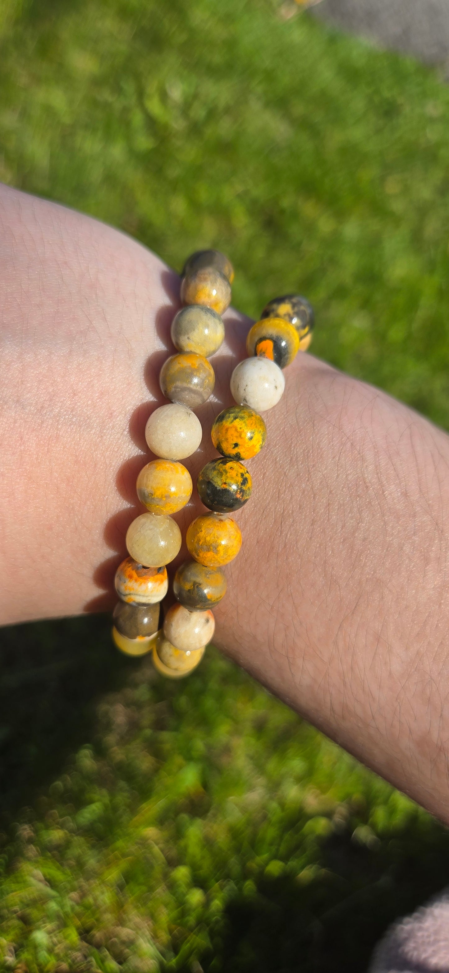 Bumblebee Jasper bracelet