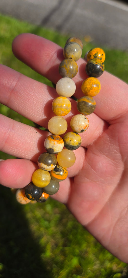 Bumblebee Jasper bracelet