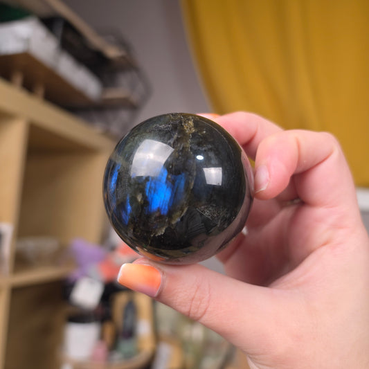 Labradorite sphere