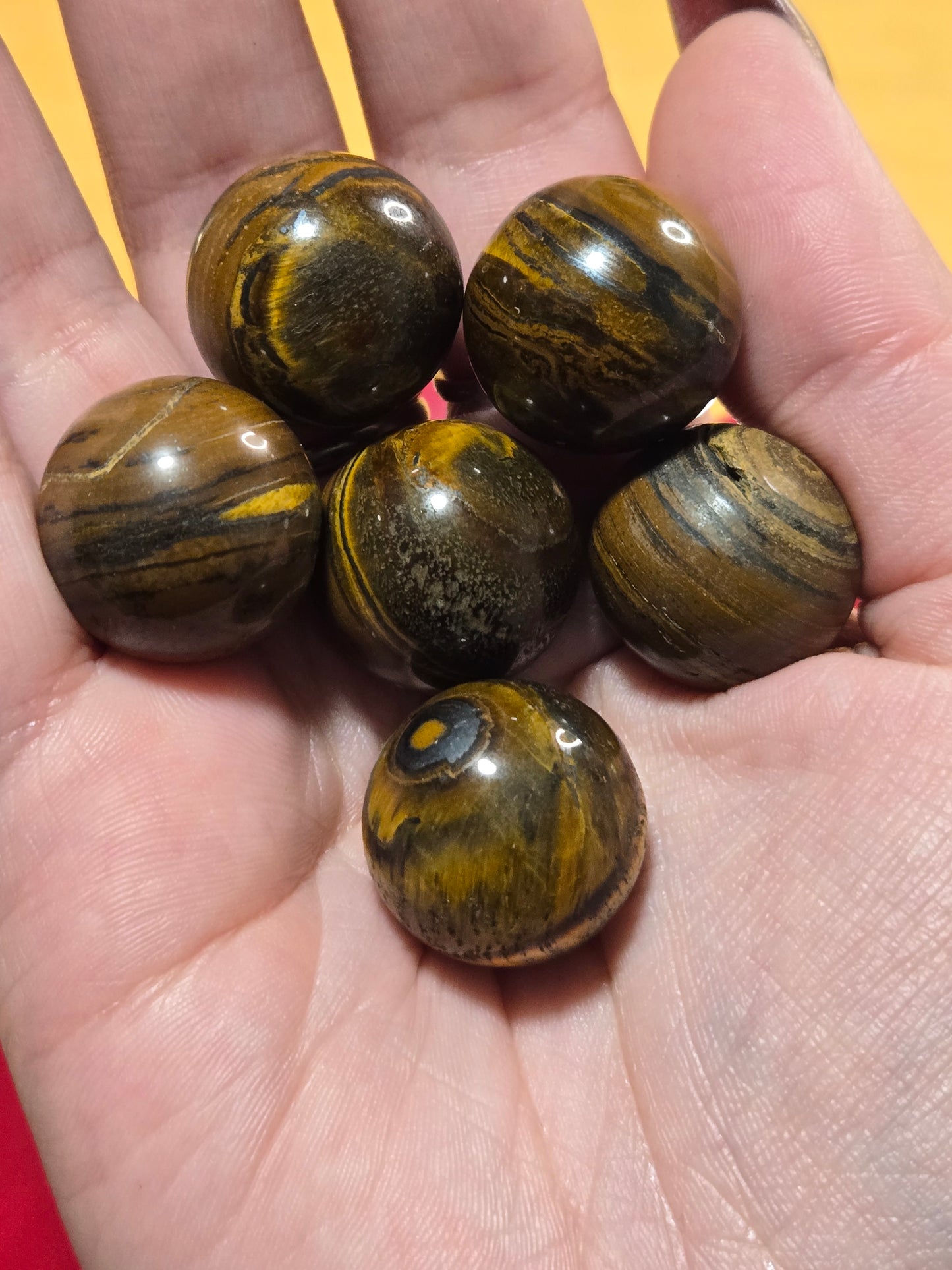 Tiger's Eye mini sphere