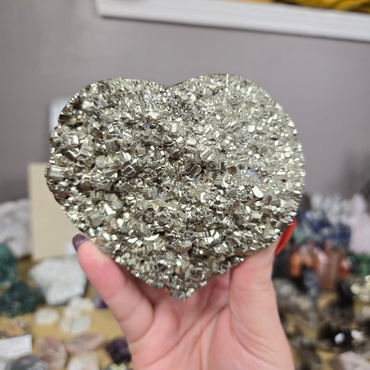 Large Pyrite heart