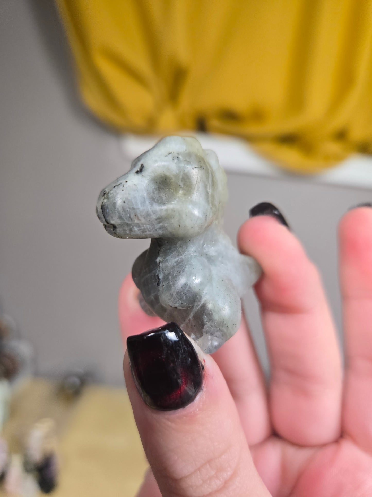 Dinosaur carving